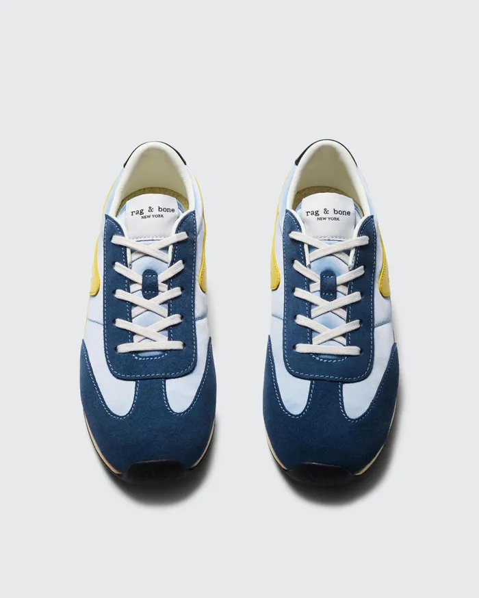 Women Rag and Bone Sneakers Retro Runner Slim Denim Blue Women Rag and Bone Sneakers Retro Runner Slim Denim Blue