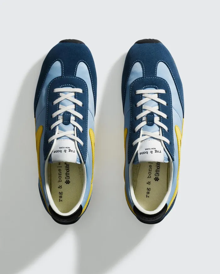 Women Rag and Bone Sneakers Retro Runner Slim Denim Blue Women Rag and Bone Sneakers Retro Runner Slim Denim Blue