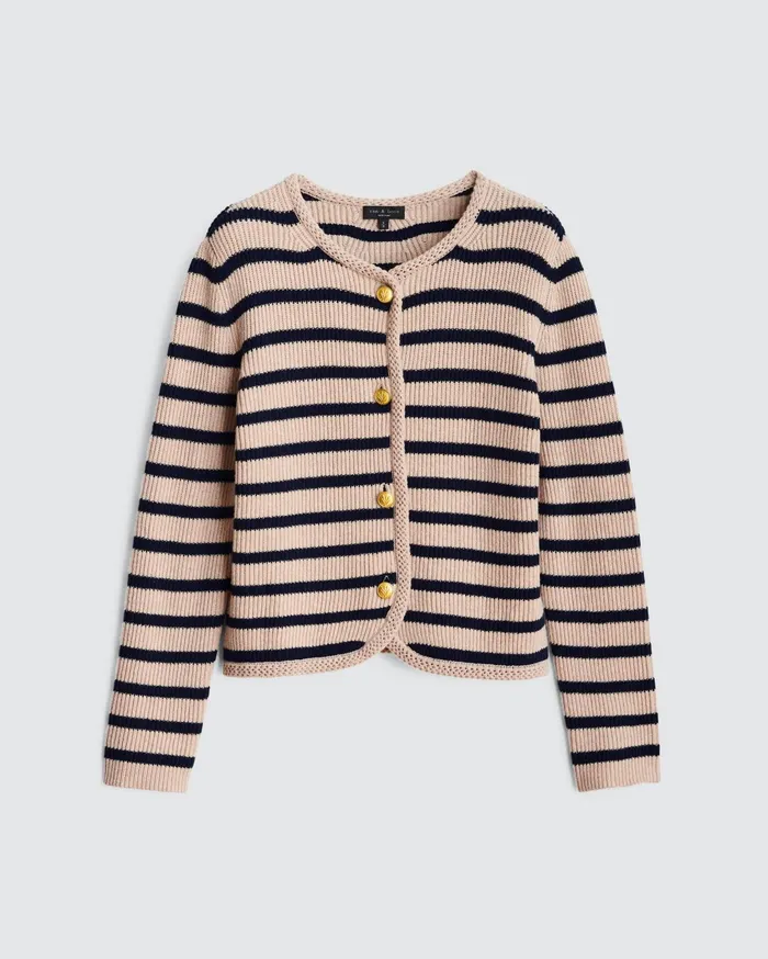 Women Rag and Bone Sweaters Nancy Wool Cardigan Oatmeal Women Rag and Bone Sweaters Nancy Wool Cardigan Oatmeal