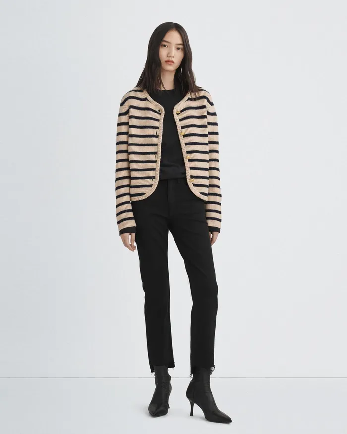 Women Rag and Bone Sweaters Nancy Wool Cardigan Oatmeal Women Rag and Bone Sweaters Nancy Wool Cardigan Oatmeal