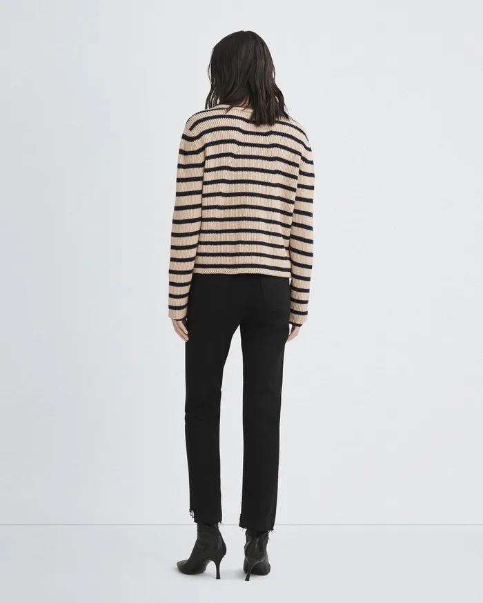 Women Rag and Bone Sweaters Nancy Wool Cardigan Oatmeal Women Rag and Bone Sweaters Nancy Wool Cardigan Oatmeal