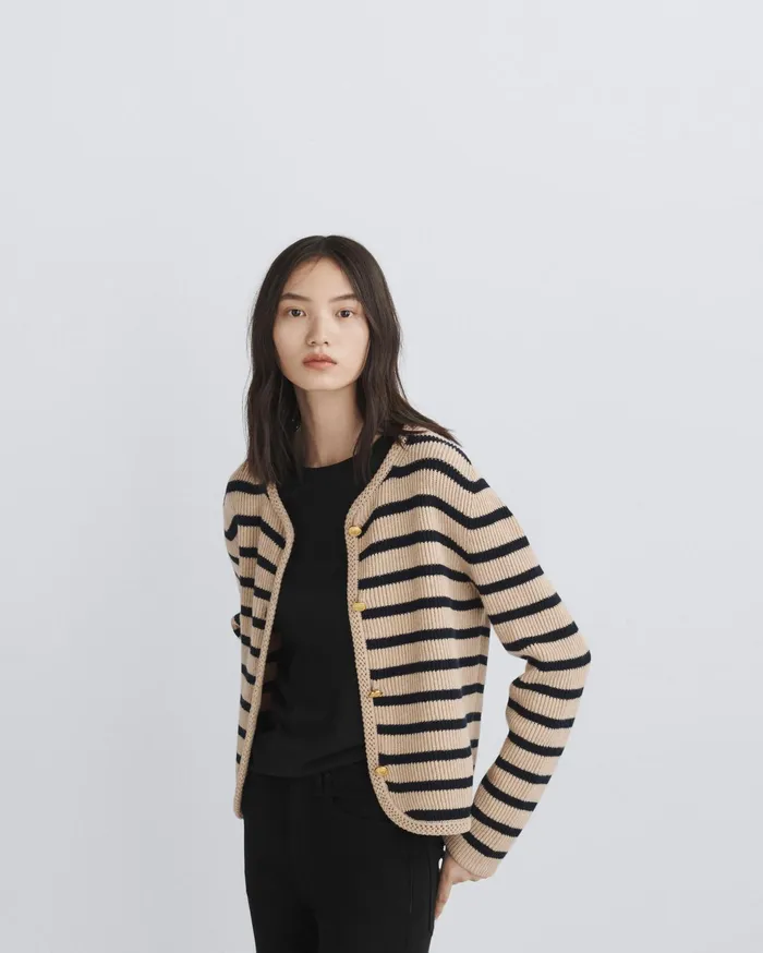 Women Rag and Bone Sweaters Nancy Wool Cardigan Oatmeal Women Rag and Bone Sweaters Nancy Wool Cardigan Oatmeal