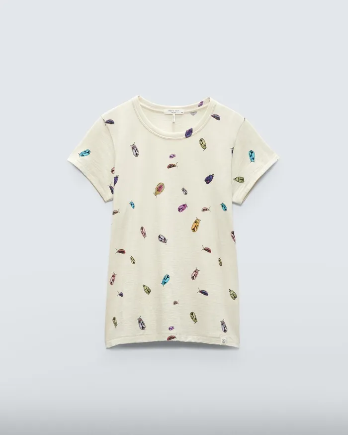 Women Rag and Bone TShirts Beetle Tee Beige Women Rag and Bone TShirts Beetle Tee Beige