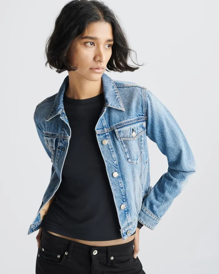 Women Rag and Bone TShirts Luca Long Sleeve Tee Black