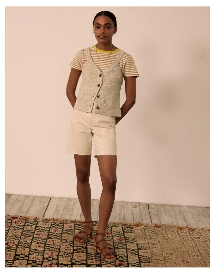 Women Rainbow Marled Wakefield Button Front Sweater Tank Marled Beach Madewell Sweaters Women Rainbow Marled Wakefield Button Front Sweater Tank Marled Beach Madewell Sweaters