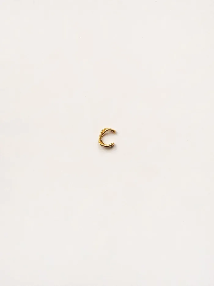 Women Released From Love 8211 Classic Ear Cuff 001 In Gold Vermeil The UNDONE Earrings