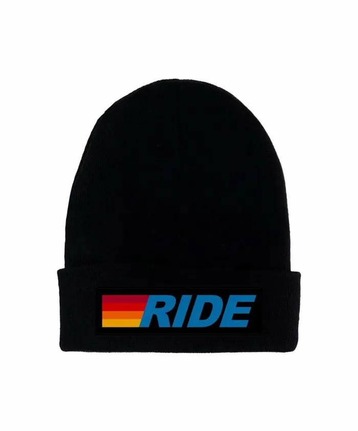 Women RIDE LOGO BEANIE 8211 BLACK Aviator Nation Beanies