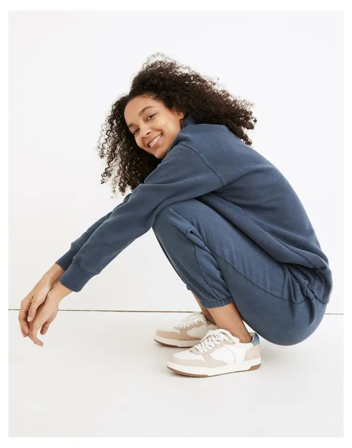 Women Rivet and Thread Garment Dyed High Rise Slim Sweatpants Dark Baltic Madewell Sweatshirts and Sweatpants Women Rivet and Thread Garment Dyed High Rise Slim Sweatpants Dark Baltic Madewell Sweatshirts and Sweatpants