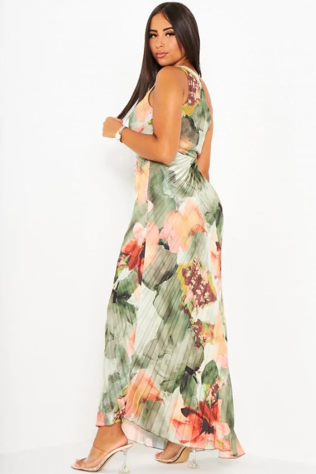 Women Robe Kaki One Shoulder Plisses Et Fleurie Khaki Brentiny Paris Short Dresses Women Robe Kaki One Shoulder Plisses Et Fleurie Khaki Brentiny Paris Short Dresses