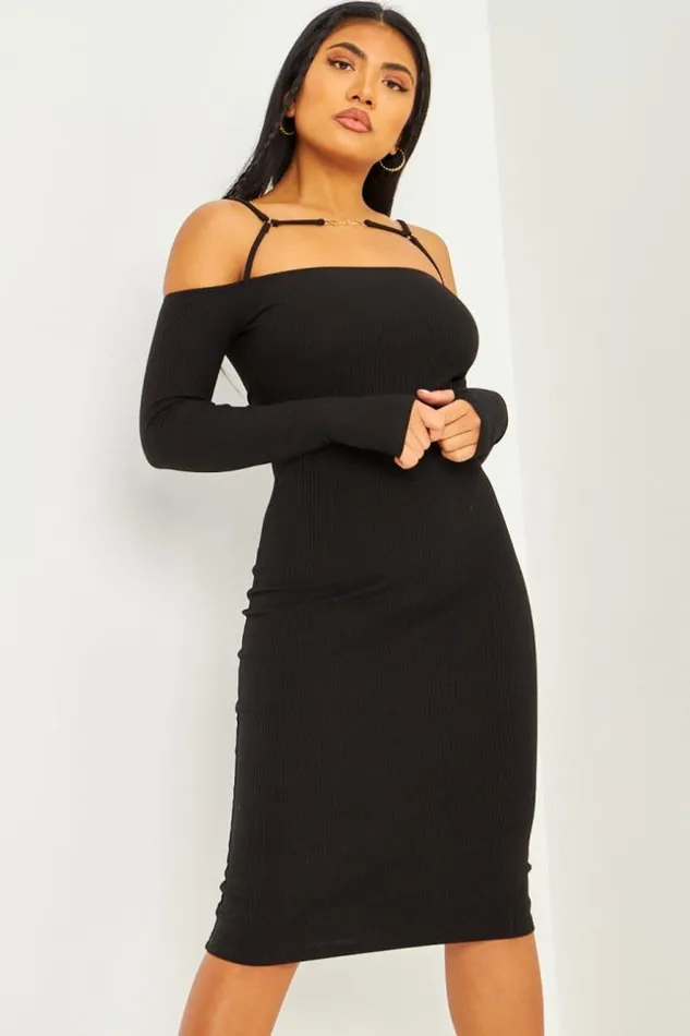 Women Robe MiLongue Noire Manches Longues Avec Dtail Bijou 034Brentiny034 Brentiny Paris Ceremonial Outfits Women Robe MiLongue Noire Manches Longues Avec Dtail Bijou 034Brentiny034 Brentiny Paris Ceremonial Outfits