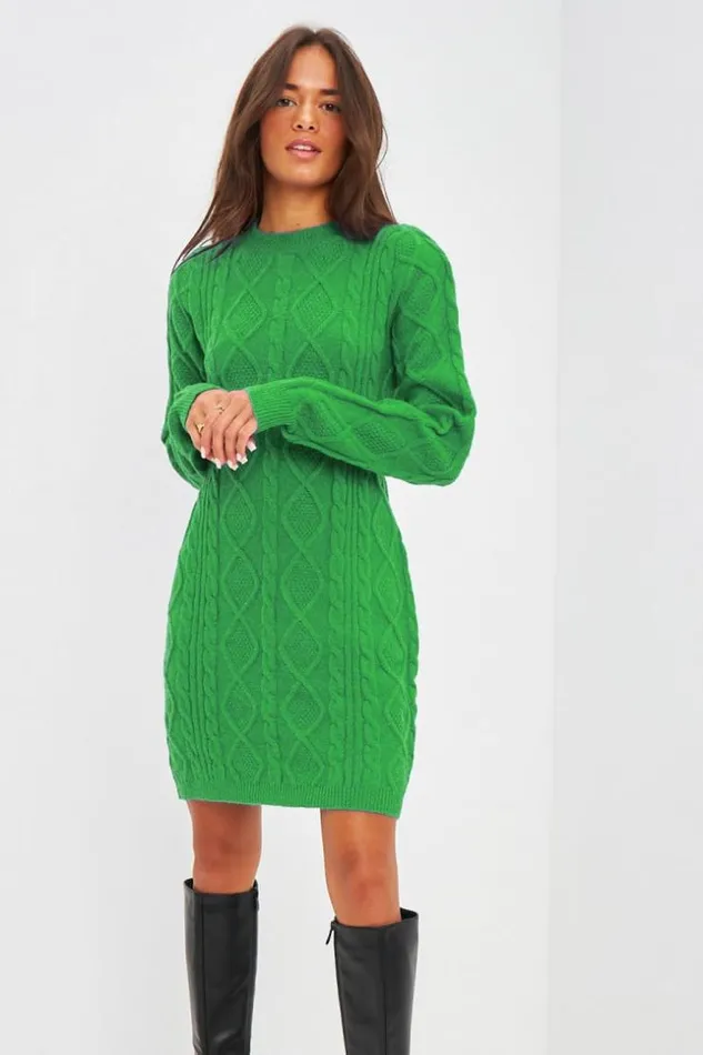 Women Robe Pull Courte Verte Ajoure Au Dos Green Brentiny Paris Ceremonial Outfits Women Robe Pull Courte Verte Ajoure Au Dos Green Brentiny Paris Ceremonial Outfits