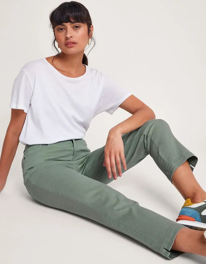 Women Safaia 78 Denim Jeans Green Monsoon Denim