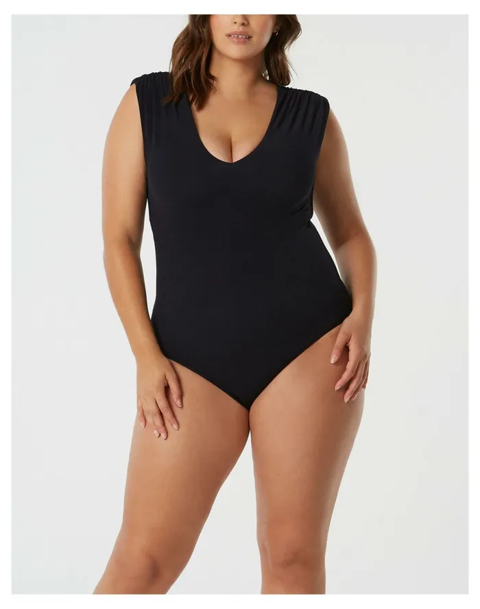 Women SAINT SOMEBODY State Of Mind One Piece Black Madewell Swim