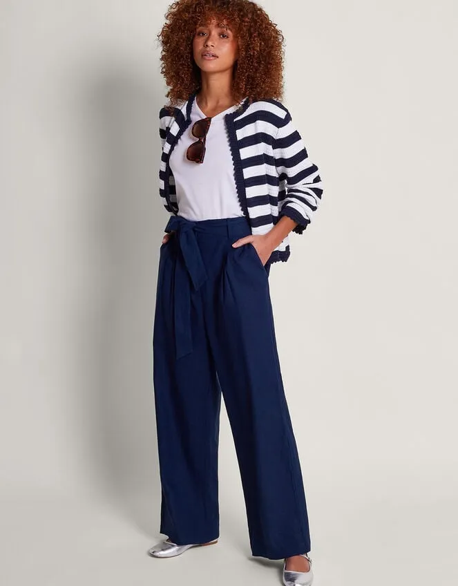 Women Samara Stripe Cardigan Blue Monsoon Cardigans