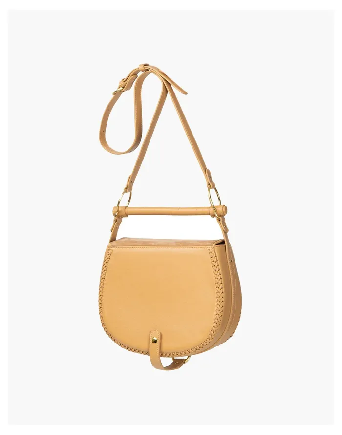 Women Sancia Suede Inset Leather Babylon Bag Camel Madewell Crossbody Bags Women Sancia Suede Inset Leather Babylon Bag Camel Madewell Crossbody Bags
