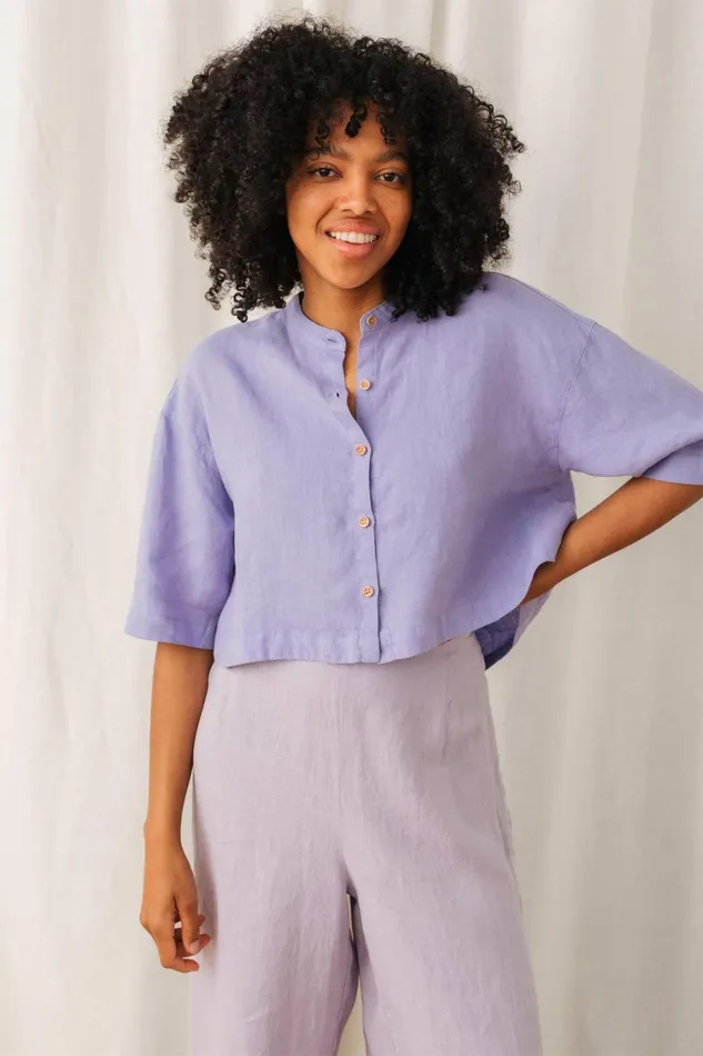 Women Sandon 8211 Medium Purple TWOTHIRDS Shirts