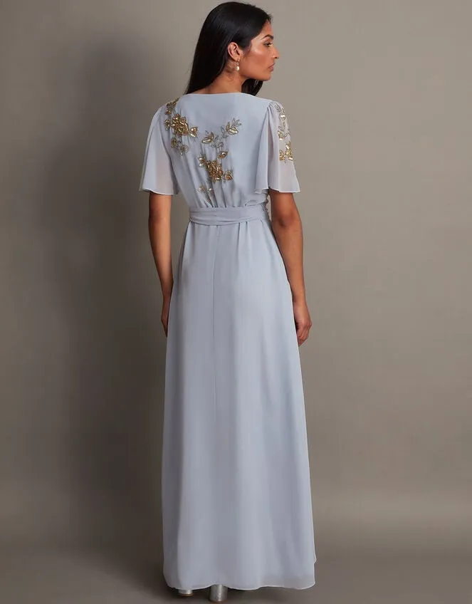 Women Sarah Embellished Wrap Dress Monsoon Occasionwear