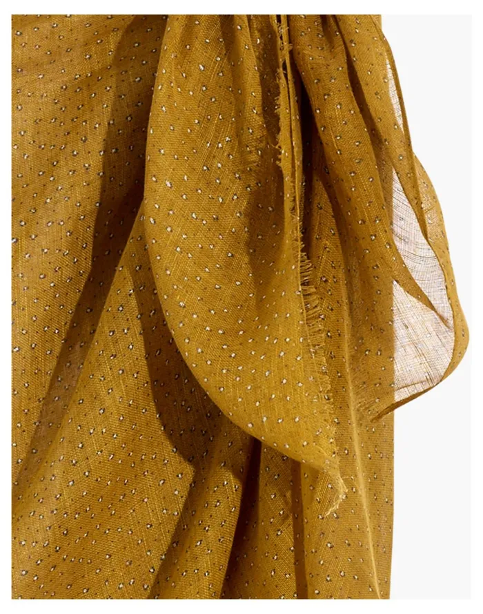 Women Sarong Scarf In Archival Floral Bronzed Lichen Madewell Scarves and Capes