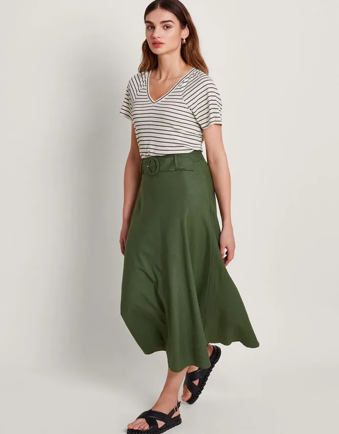 Women Saskia Stripe TShirt Green Monsoon Tops and Blouses
