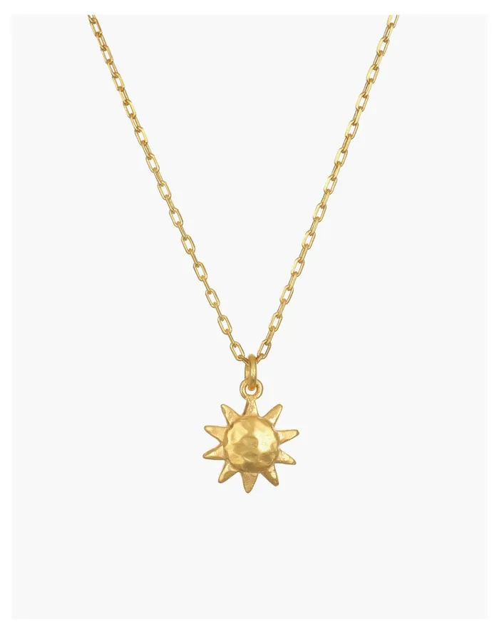 Women Satya Jewelry Here Comes The Sun Necklace Gold Madewell Necklaces