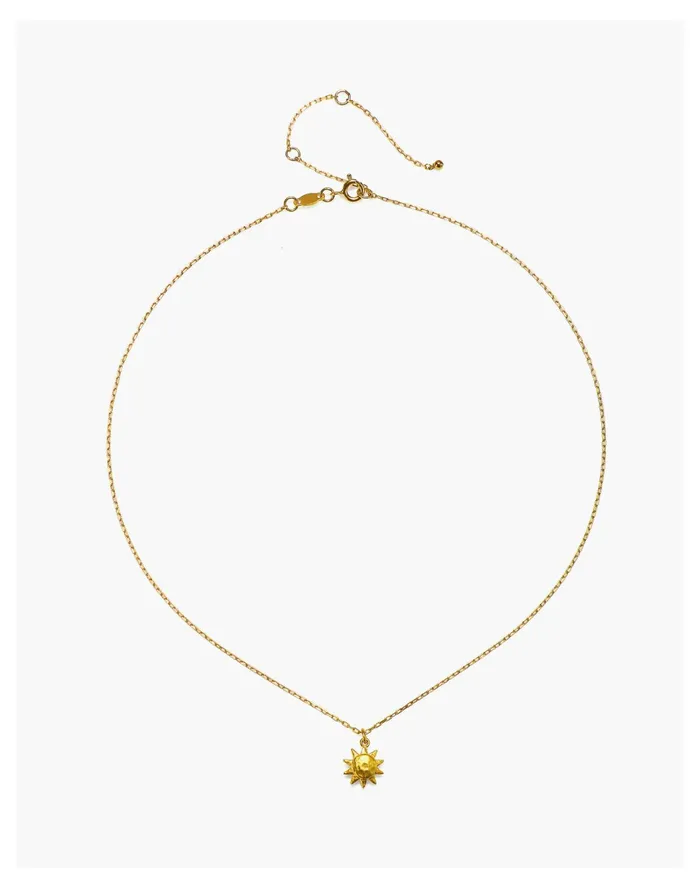 Women Satya Jewelry Here Comes The Sun Necklace Gold Madewell Necklaces Women Satya Jewelry Here Comes The Sun Necklace Gold Madewell Necklaces