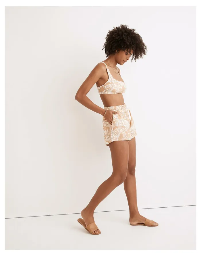 Women Second Wave 3034 Board Shorts Earthen Sand Madewell Swim