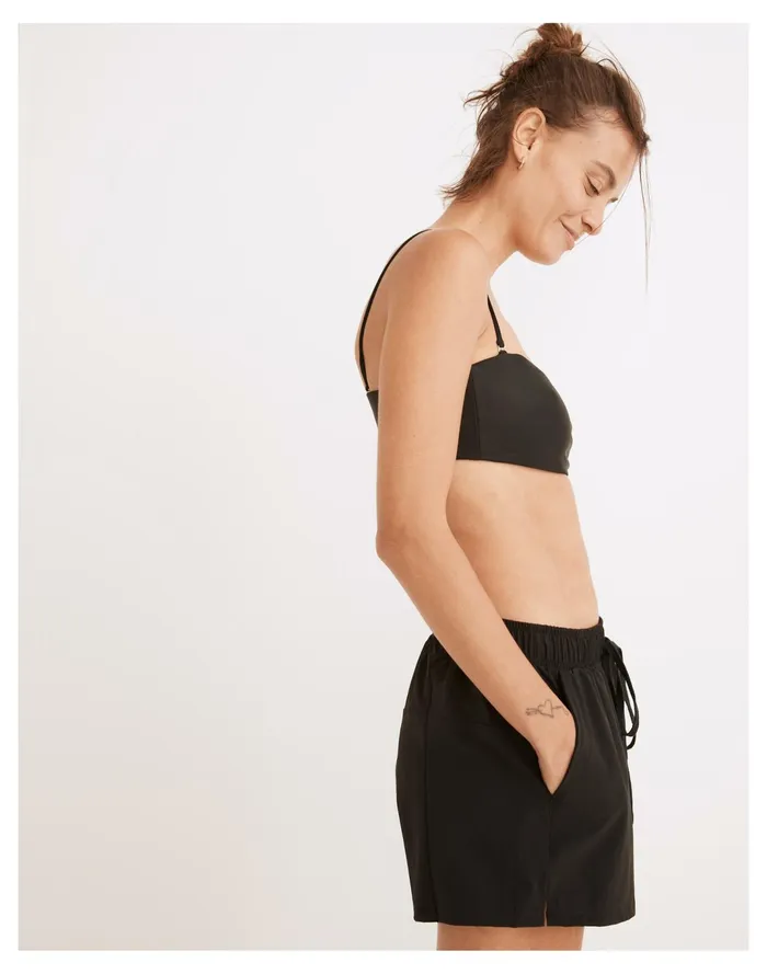 Women Second Wave 3034 Board Shorts True Black Madewell Swim Women Second Wave 3034 Board Shorts True Black Madewell Swim