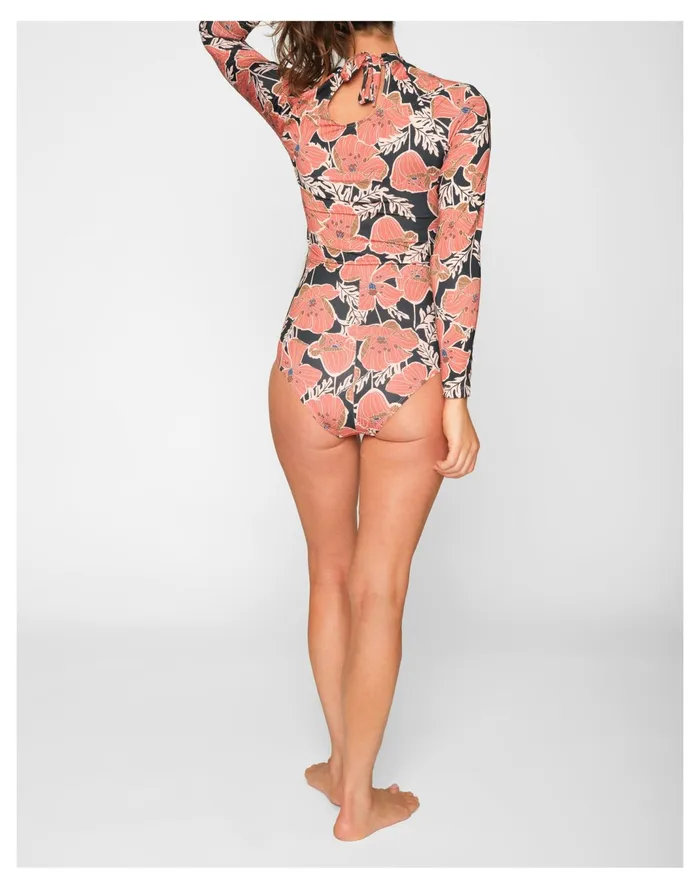 Women Seea Julie Long Sleeve One Piece Surf Suit Pink Multi Madewell Swim Women Seea Julie Long Sleeve One Piece Surf Suit Pink Multi Madewell Swim