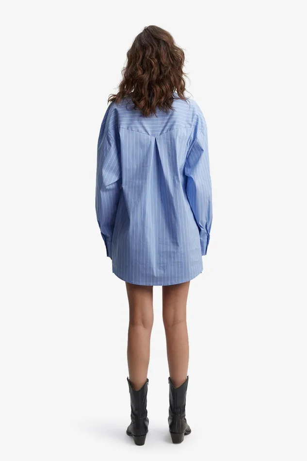 Women Shirts and Blouses Bardot Striped Oversized Shirt In BlueWhite Stripe Bluewhite Stripe Women Shirts and Blouses Bardot Striped Oversized Shirt In BlueWhite Stripe Bluewhite Stripe