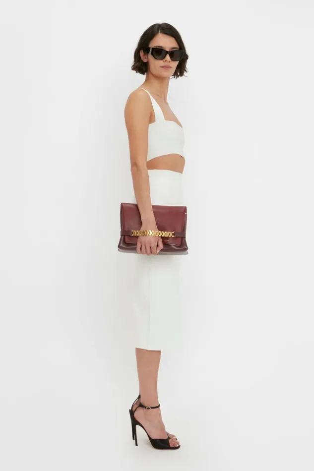 Women Shirts and Tops Victoria Beckham VB Body Strap Bandeau Top In White