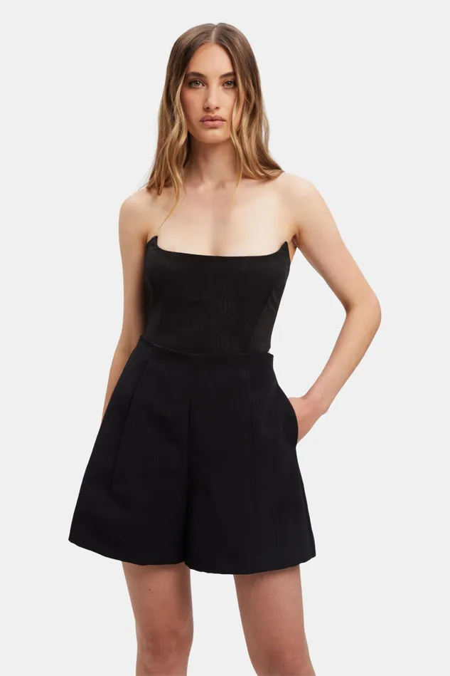 Women Shorts Bardot Thea High Waisted Short In Black Black