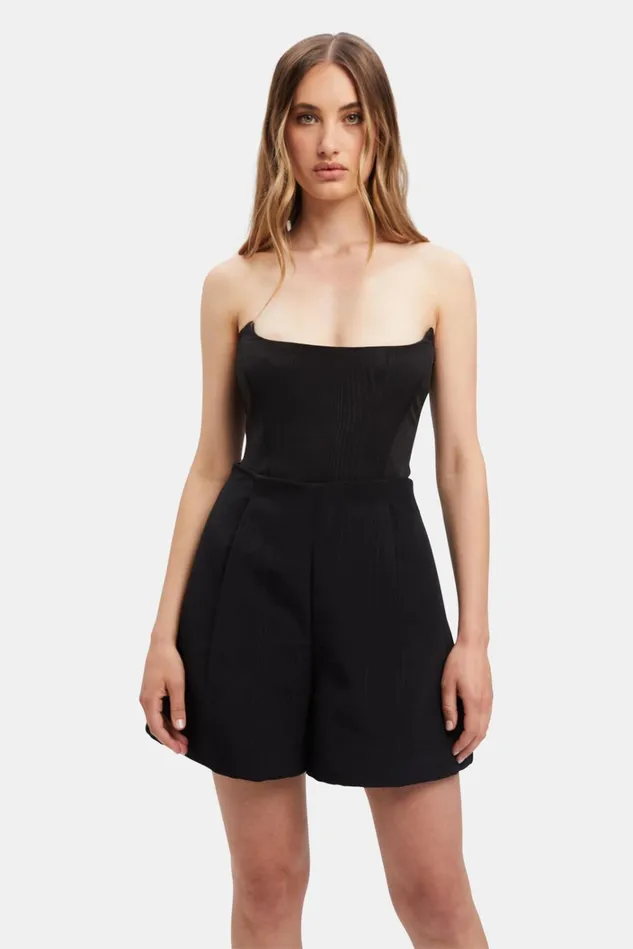 Women Shorts Bardot Thea High Waisted Short In Black Black Women Shorts Bardot Thea High Waisted Short In Black Black