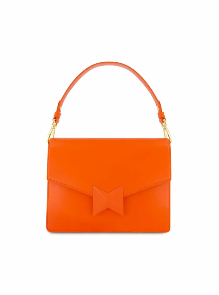 Women Shoulder Bags Mac Duggal Classic Sunset Leather Medium Shoulder Bag With Detachable Strap Sunset