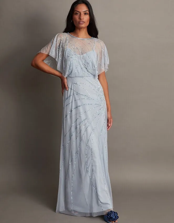 Women Sienna Embellished Maxi Dress With Recycled Polyester Monsoon Occasionwear