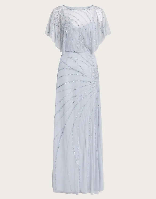Women Sienna Embellished Maxi Dress With Recycled Polyester Monsoon Occasionwear