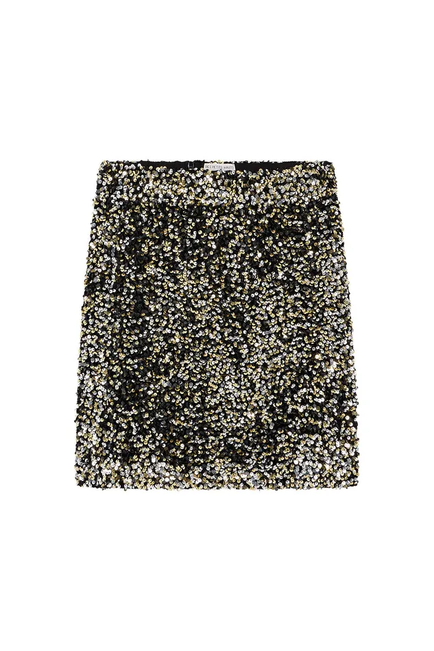 Women Skirt Jaliza Comete Jupe Sequins Dors Des Petits Hauts Dresses and Skirts