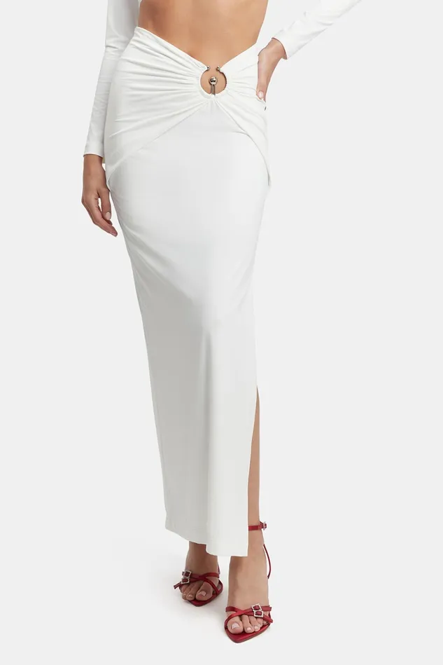 Women Skirts Bardot Neve Maxi Skirt In Orchid White Orchid White Women Skirts Bardot Neve Maxi Skirt In Orchid White Orchid White