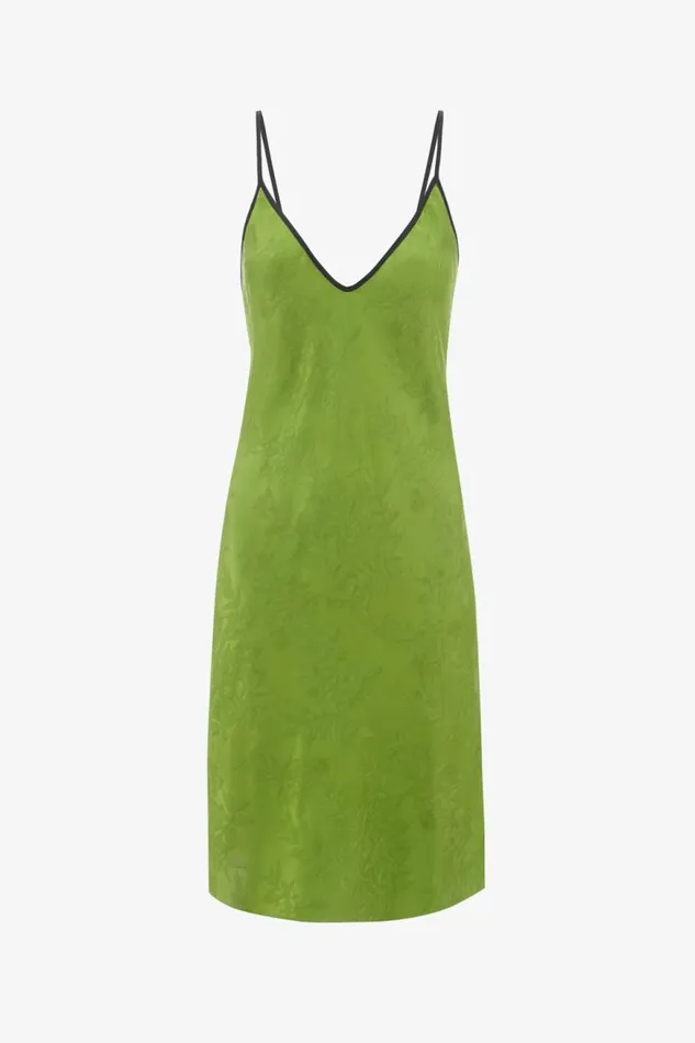 Women Sleepwear Victoria Beckham Pyjama Slip Dress In Olive
