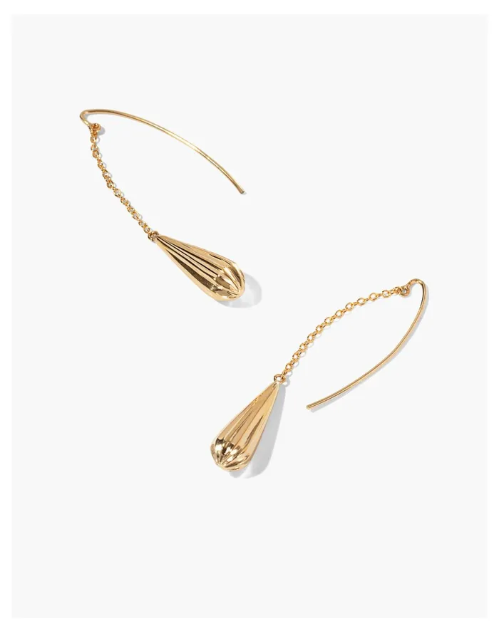 Women SOKO Shujaa Threader Gold Madewell Earrings