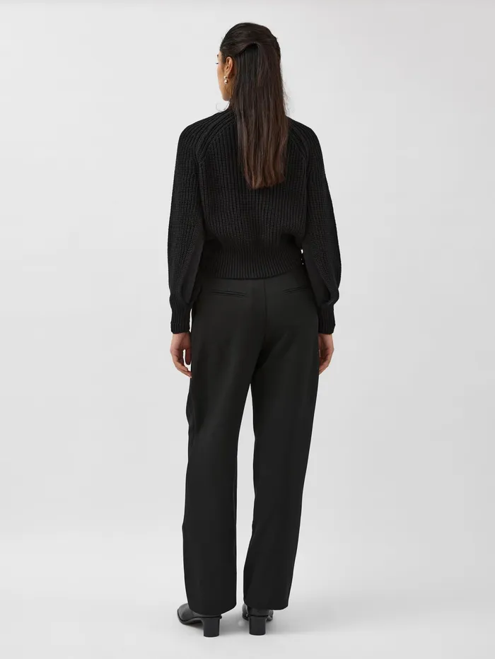Women St Agni 8211 Split Sleeve Jumper In Black The UNDONE Knitwear