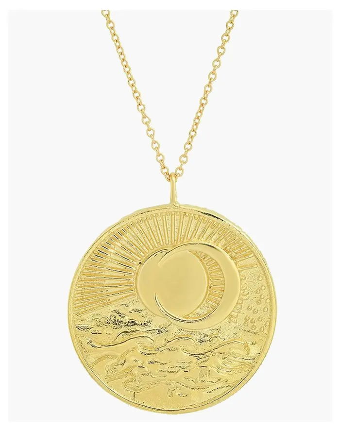 Women STUDIO GRUN Sea Necklace Gold Madewell Necklaces