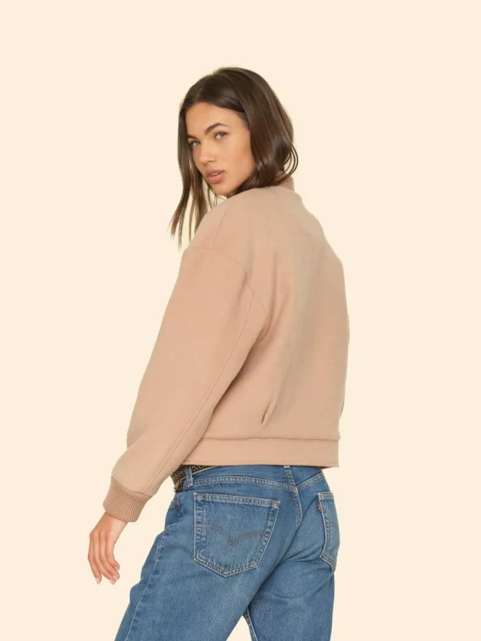 Women Sweaters and Jackets Xirena Warm Camel Braidy Jacket
