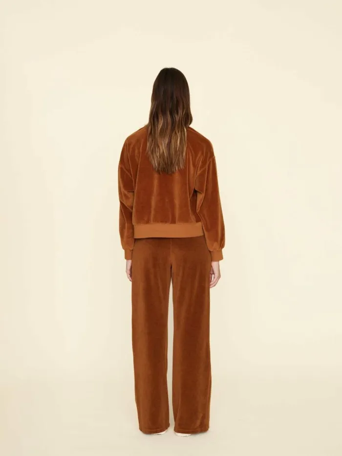 Women Sweats and Tees Xirena Brown Sugar Mavis Velour Sweatpant