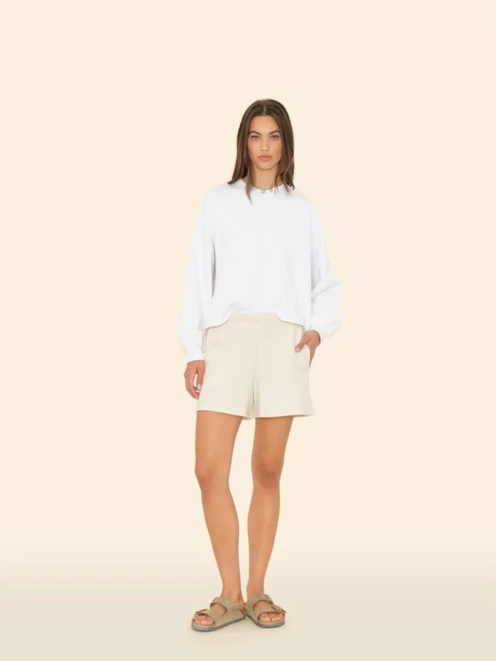 Women Sweats and Tees Xirena Clouds Shayne Short
