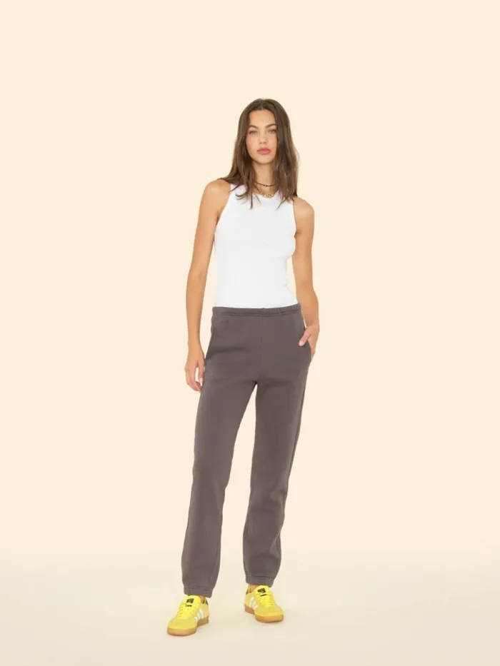 Women Sweats and Tees Xirena Vintage Black Davis Sweatpant
