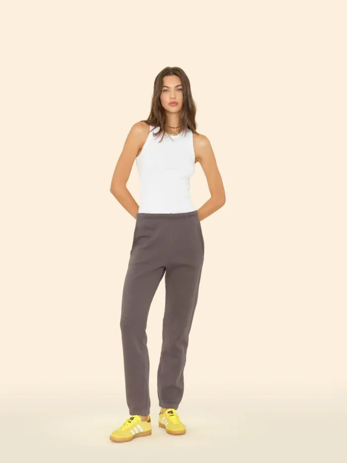 Women Sweats and Tees Xirena Vintage Black Davis Sweatpant