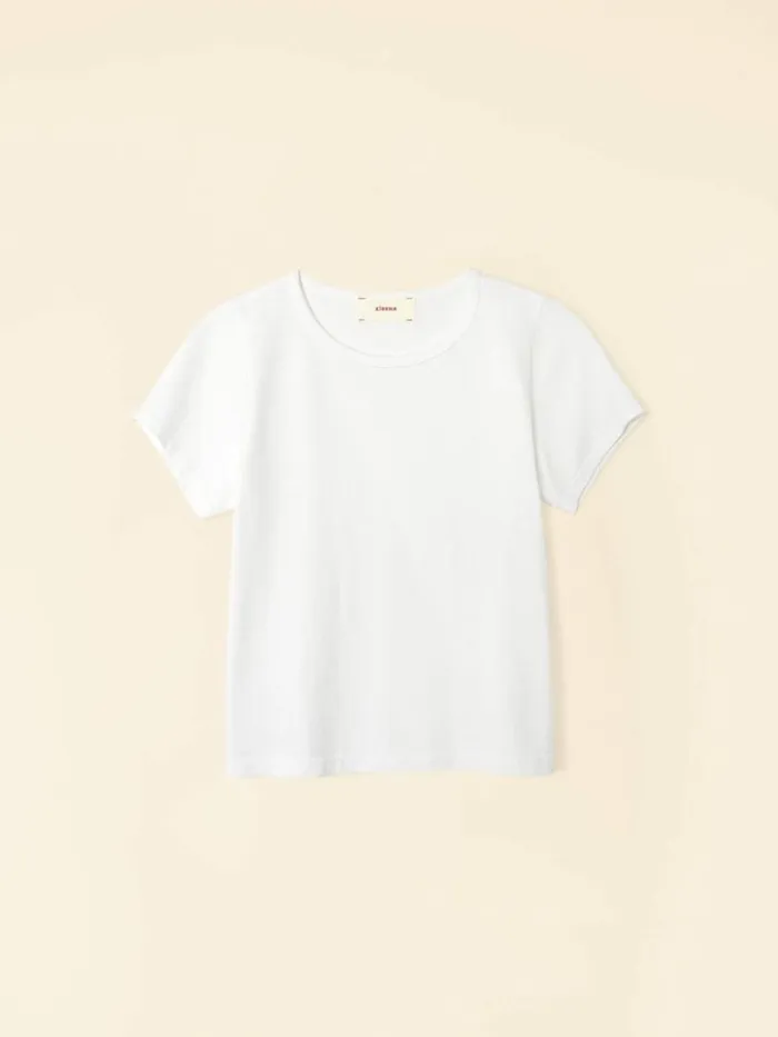 Women Sweats and Tees Xirena White Pixie Tee