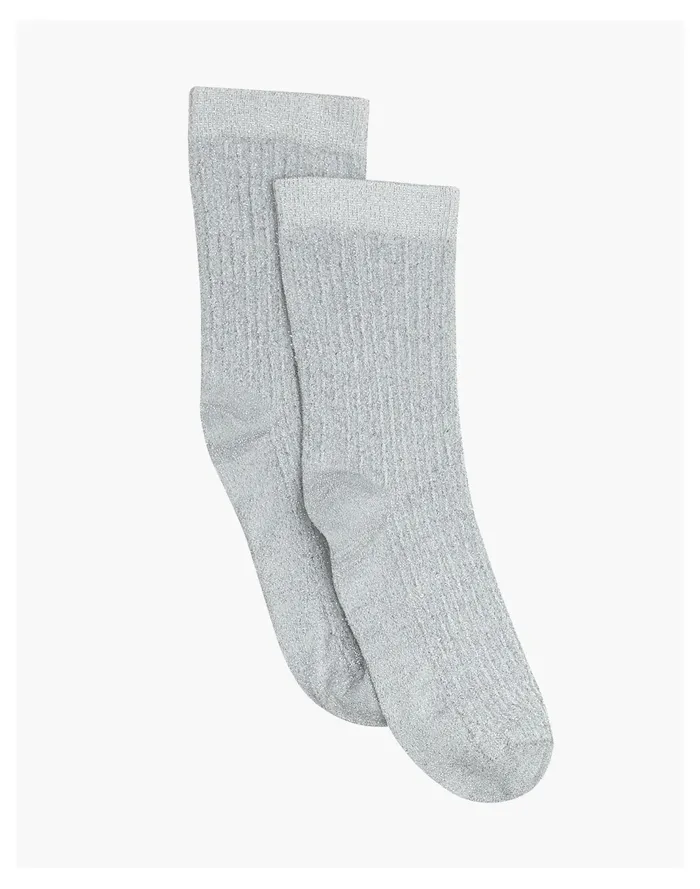 Women Swedish Stockings Stella Shimmery Socks Grey Madewell Socks