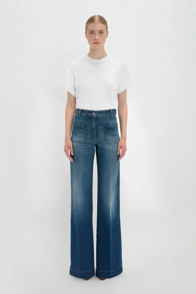 Women TShirts and Sweatshirts Victoria Beckham Relaxed Fit TShirt In White