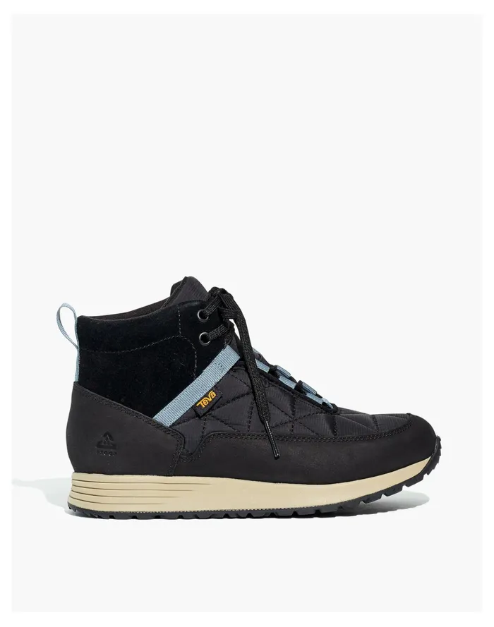 Women Teva Recycled Nylon ReEMBER Commute Waterproof Boots Black Madewell Boots Women Teva Recycled Nylon ReEMBER Commute Waterproof Boots Black Madewell Boots